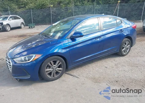 2018 Hyundai Elantra Sel z USA, uszkodzony, nr VIN 5NPD84LF1JH244536